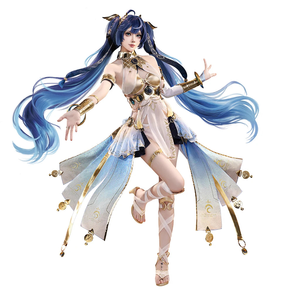 Iuno Cosplay Costume Game Wuthering Waves DokiDoki-SR Women Sexy Dress Costume Iuno Halloween Cosplay Metal Accessories