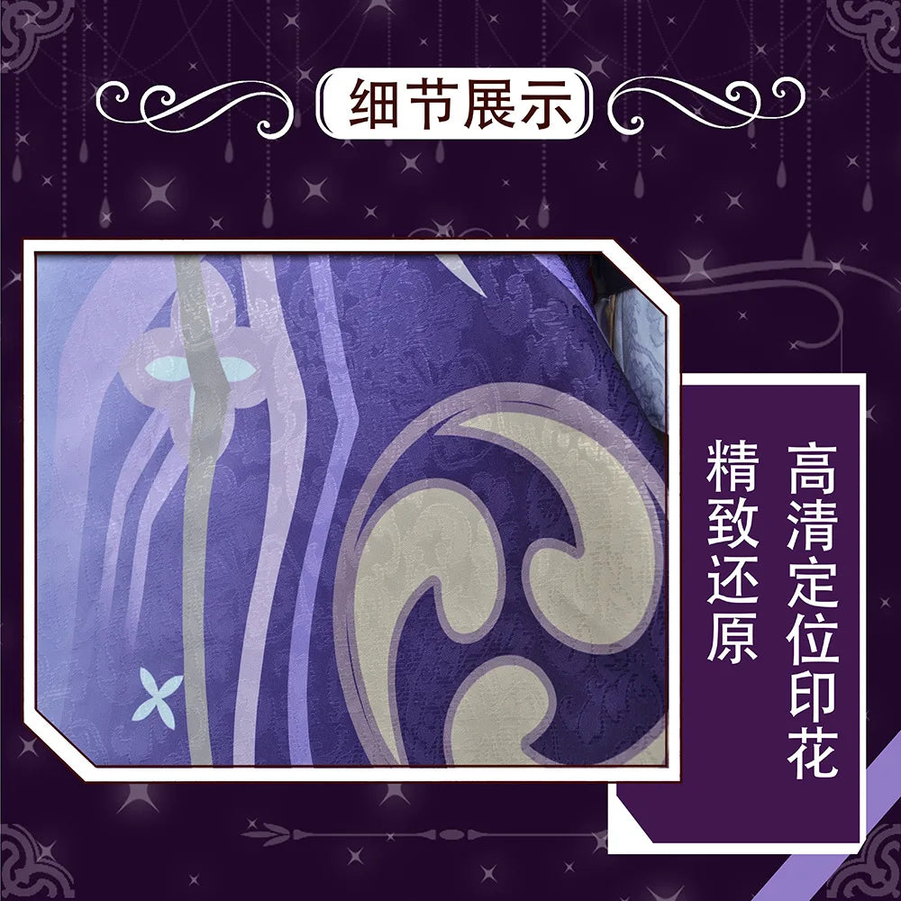 Genshin Impact Raiden Shogun Baal Costume Set Cotton Polyester
