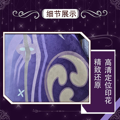 Genshin Impact Raiden Shogun Baal Costume Set Cotton Polyester