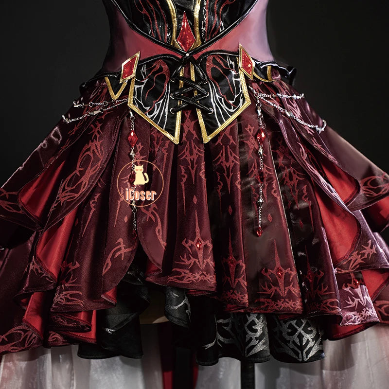 iCoser Love and Deepspace Heroines Cosplay Costume Abysm Sovereign Dress New Combat Outfit Hunter Uniform Halloween Women Girls