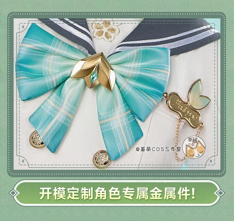 Firefly Cosplay Costume Spring Missive Outfit JK Uniform Honkai Star Rail New Skin Metal Props Halloween Party Women Girl iCoser