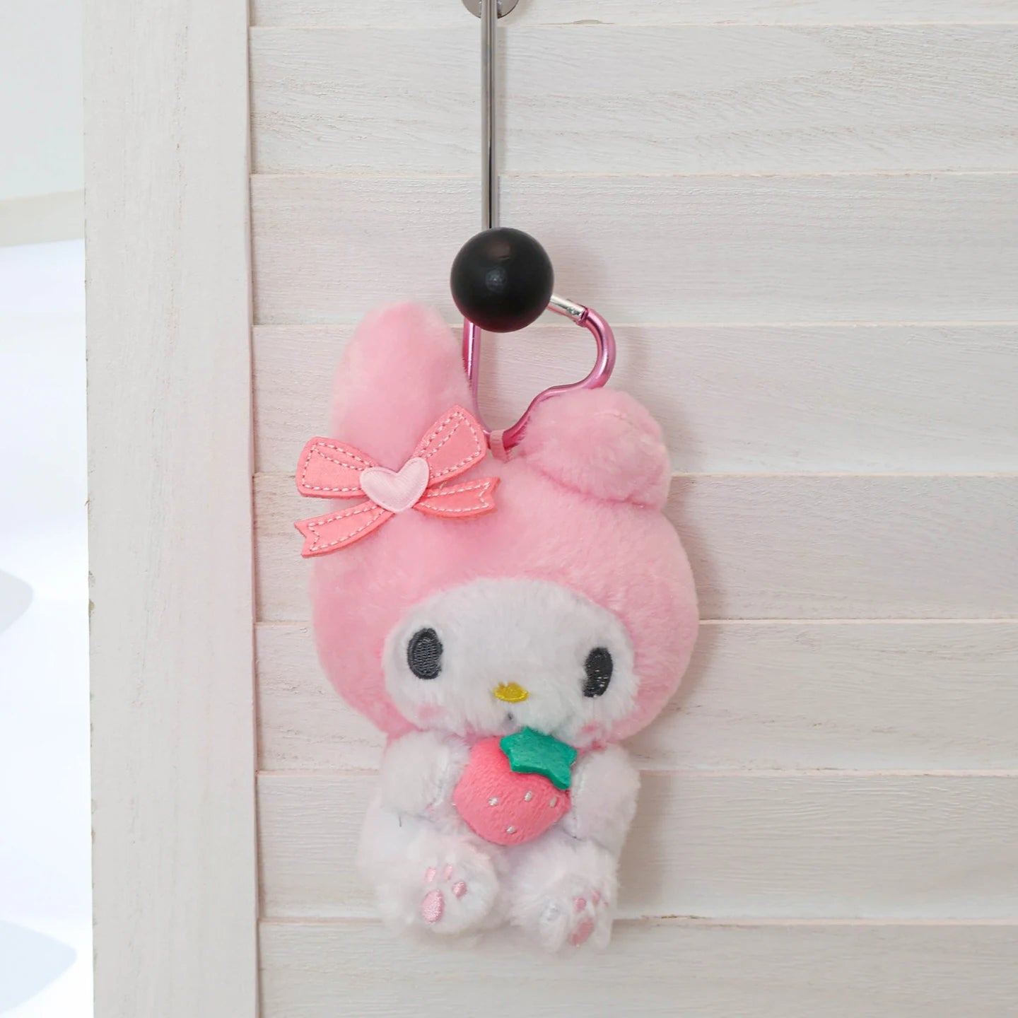 Sanrio Hello Kitty Kuromi Melody Cinnamoroll Stuffed Toys Pendant Cute Plush Toys Keyring Anime Keychain Birthday Christmas Gift