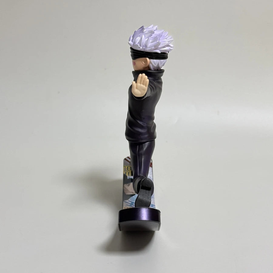 16.5cm Jujutsu Kaisen Anime Figure Rocking Trojan Gojou Satoru Action Figure Car Decorations PVC Adult Collection Model Doll Toy