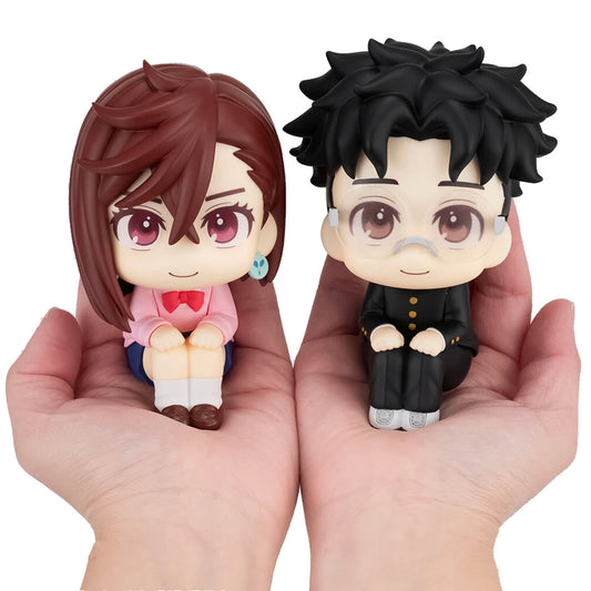 10cm/3.94in Dandadan Anime Figure Look Up Ayase Momo Action Figure Q Version Takakura Ken Figurine PVC Collection Model Doll Toy