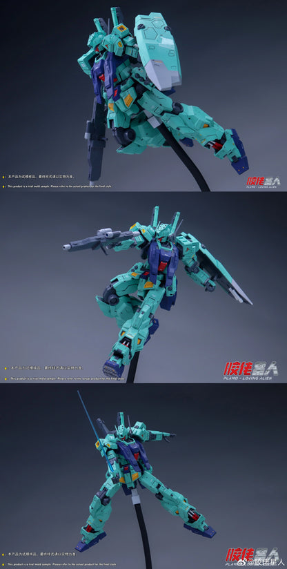 PLAMO LOVING ALIEN JEDA RGM-88X MG 1/100 AMURO RAY USE Jeddah JLXR Model Assembly Model Kit Toy Action Figures Model Kit Gifts