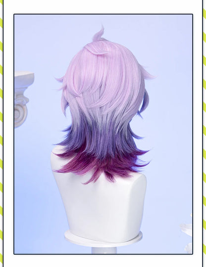 IN STOCK Varka Durin Rerir Wig Game Genshin Impact Song of the Welkin Moon DokiDoki Knights of Favonius Varka Wig Halloween Horn