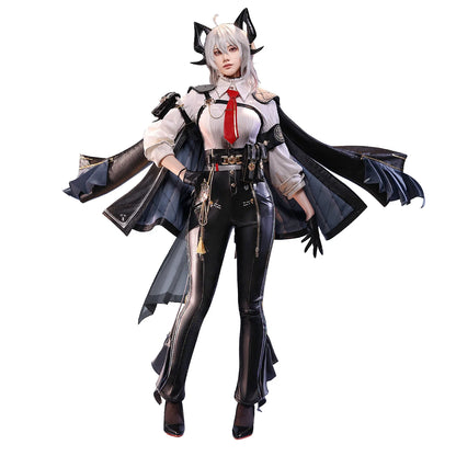 IN STOCK Zani Cosplay Costume Game Wuthering Waves DokiDoki-SR Women Costume Zani Cosplay Wig Metal Accessories Halloween