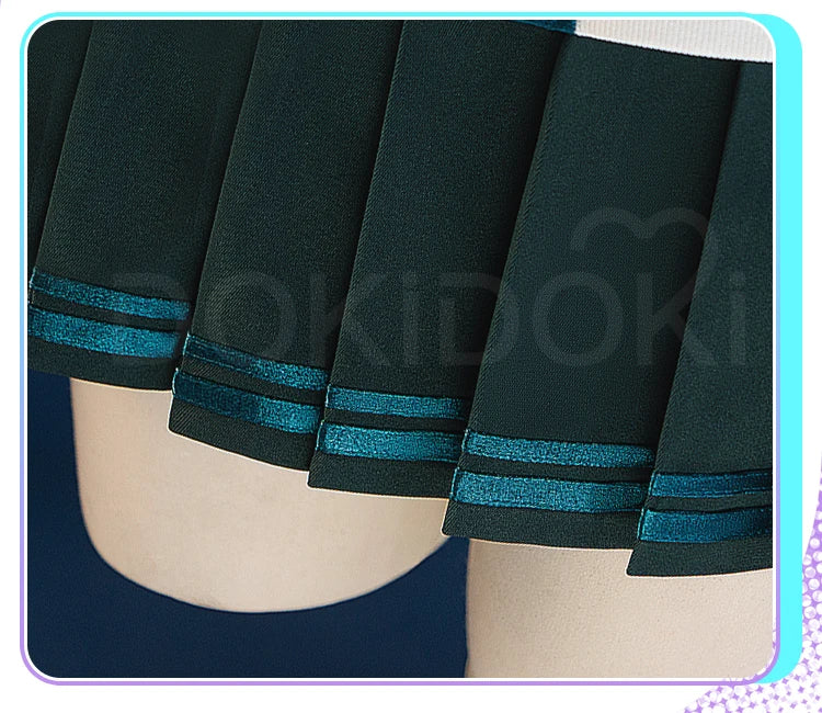 Mikuu Cosplay Costume DokiDoki-R Mikku Women Cute Winter Costume Snow Mikuu Cosplay