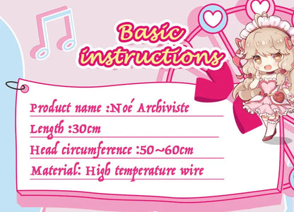 IN STOCK Vanitas Noe Archiviste Wig Anime The Case Study of Vanitas Cosplay Wig DokiDoki Vanitas no Karte Black Hair Earrings