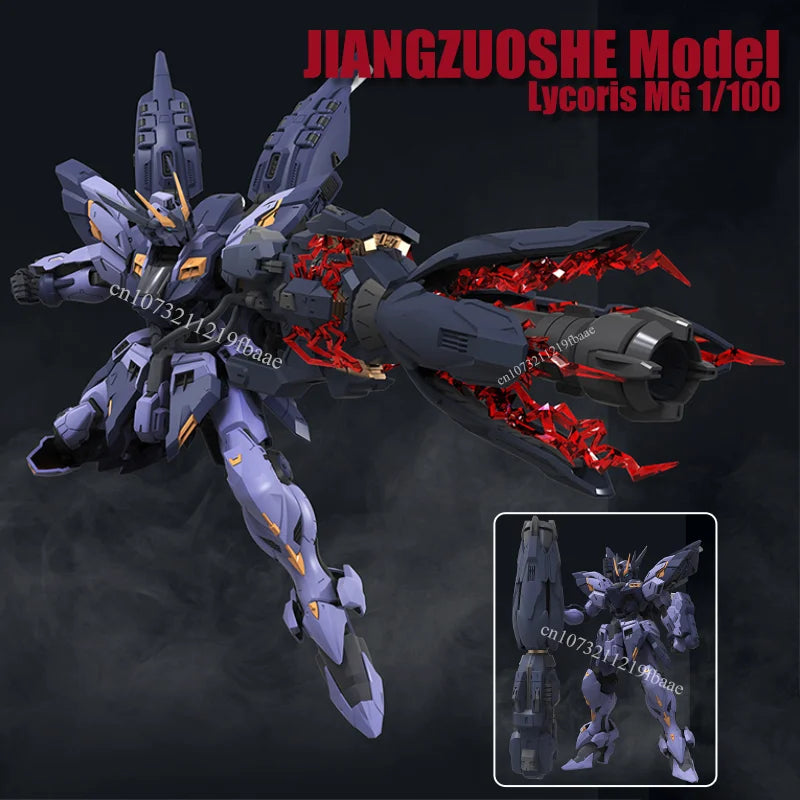 In Stock JIANGZUOSHE Model Lycoris MG 1/100 Assembly Model Kit Toy Action Figures Robot Plastic Model Kits Gifts