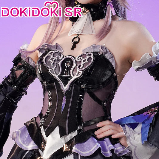 IN STOCK The Herta Cosplay Costume Game Honkai: Star Rail DokiDoki-SR HSR Women Cosplay The Herta Halloween Costume Wig