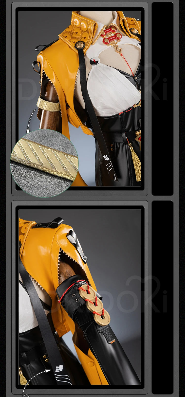 IN STOCK Yixuan Cosplay Costume Game Zenless Zone Zero DokiDoki-R ZZZ Women Black Yellow Bodysuit Yixuan Cosplay Master Costume