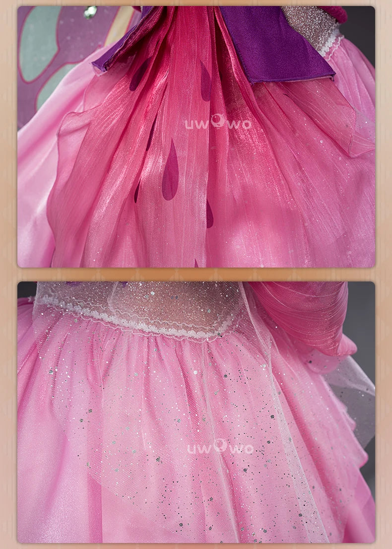 IN STOCK UWOWO Bloomm Enchantixx Flora Cosplay Costume Big Fairy Wings Cosplay Outfit Butterfly Fairy Women Wing