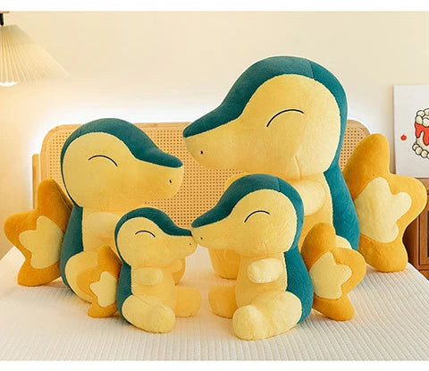 35/75cm Cyndaquil Pokemon Plush Toys Large Anime Doll Pillow Cartoon Feurigel Pokémon Plushie Stuffed Gift for Kids Christmas