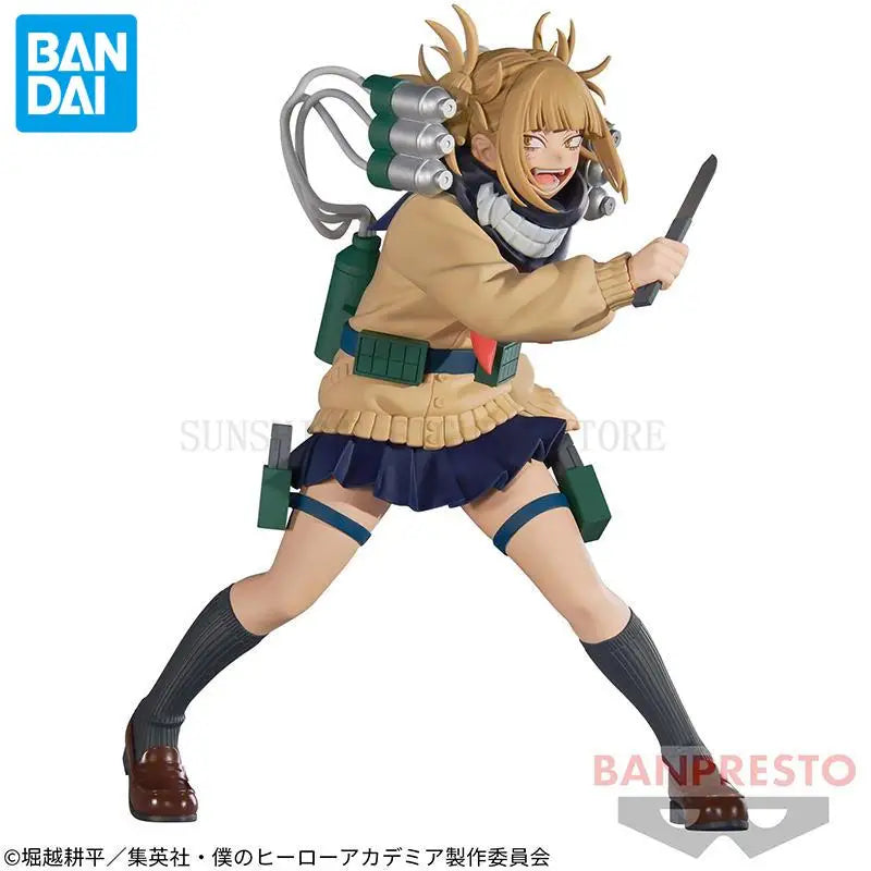 Original BANPRESTO My Hero Academia THE EVIL VILLAINS Shigaraki Tomura Himiko Toga WICE action model figures Ornaments Genuine