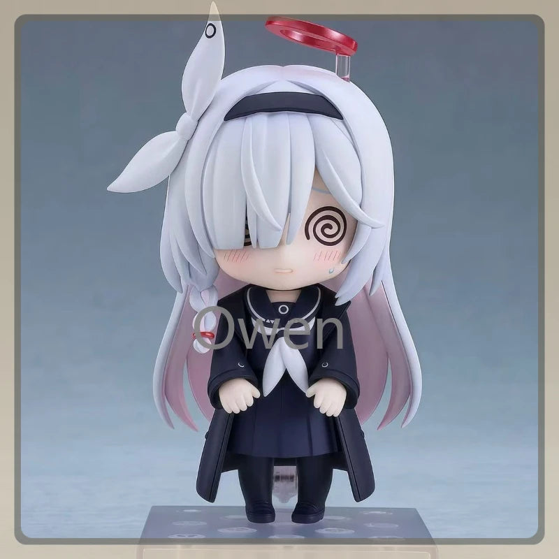 Anime A.R.O.N.A Prana Figurine Blue Archive 10cm Cute Girl Figures Multiple Accessories PVC Model Collection Toys Birthday Gifts