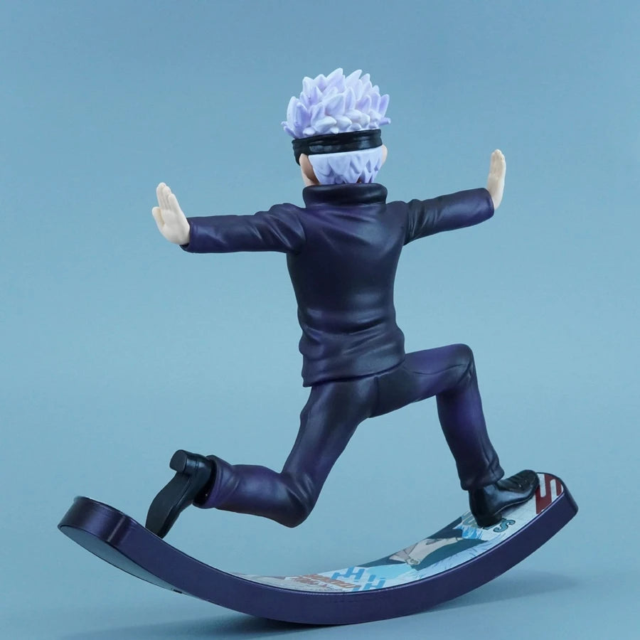 16.5cm Jujutsu Kaisen Anime Figure Rocking Trojan Gojou Satoru Action Figure Car Decorations PVC Adult Collection Model Doll Toy