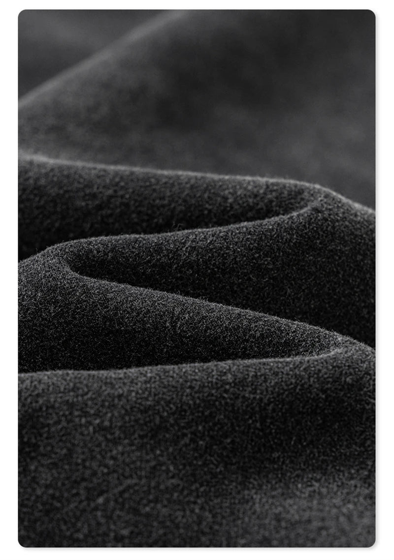 ZODF New Autumn Winter Men Fleece Sweatpants Women Unisex 332gsm Washed Ribbon Warm Joggers Pants Brand Clothes HY0877