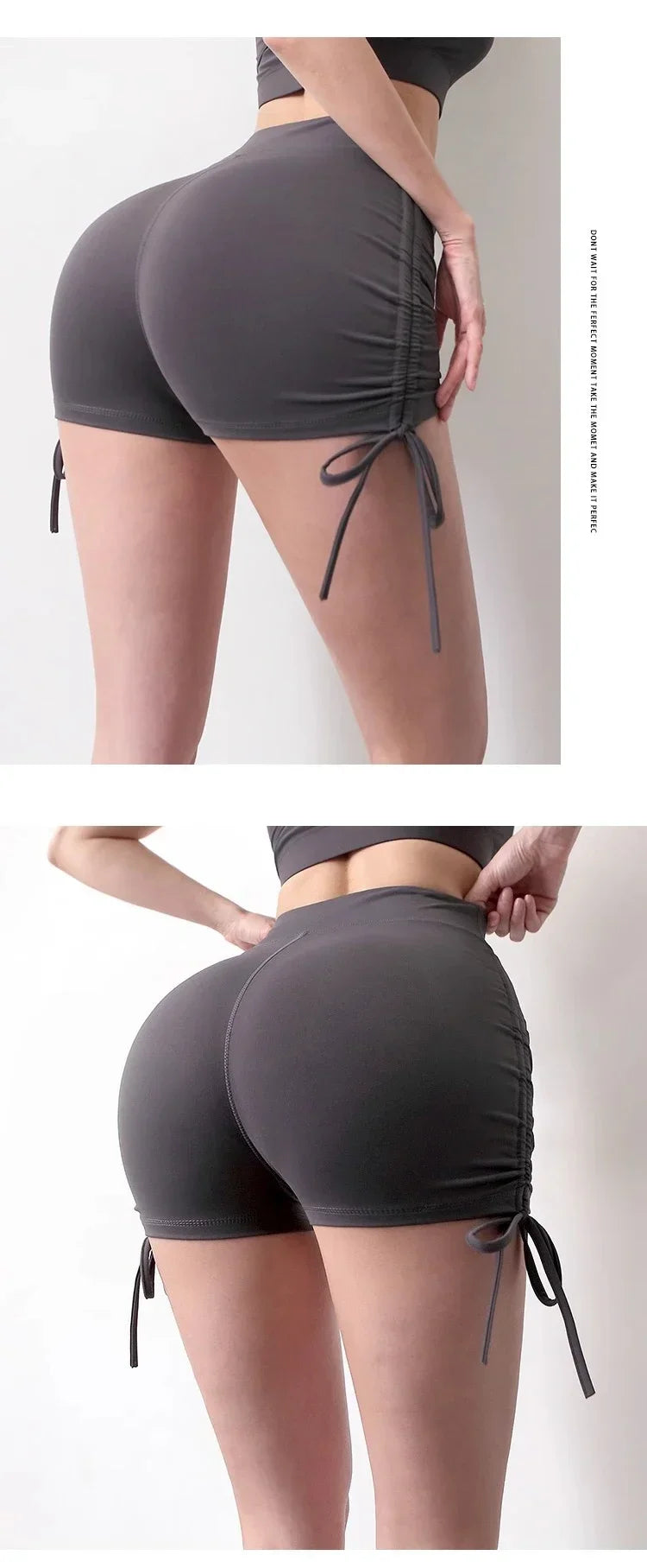 The Codex Summer High Waist Seamless Scrunch Butt Yoga & Gym Shorts for Women Athletic Booty Workout