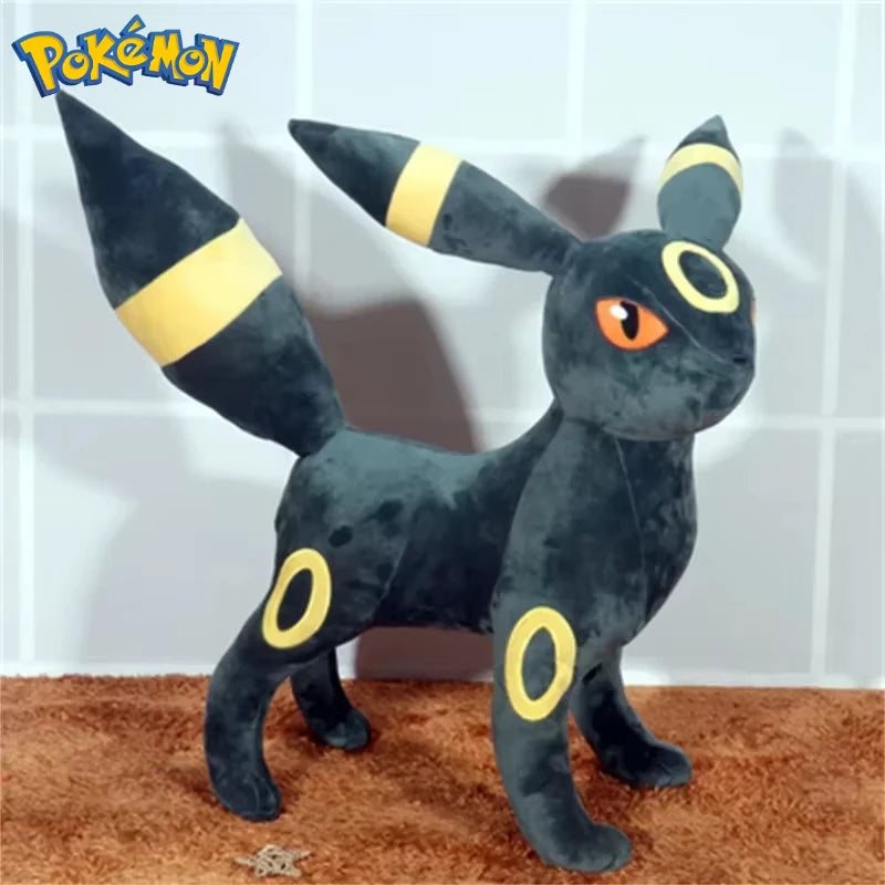 60CM Large Big Size Pokemon Cartoon Umbreon Plushies Kawaii Stuffed Animal Bolster Comfortable Soft Doll Children's Holiday Gift