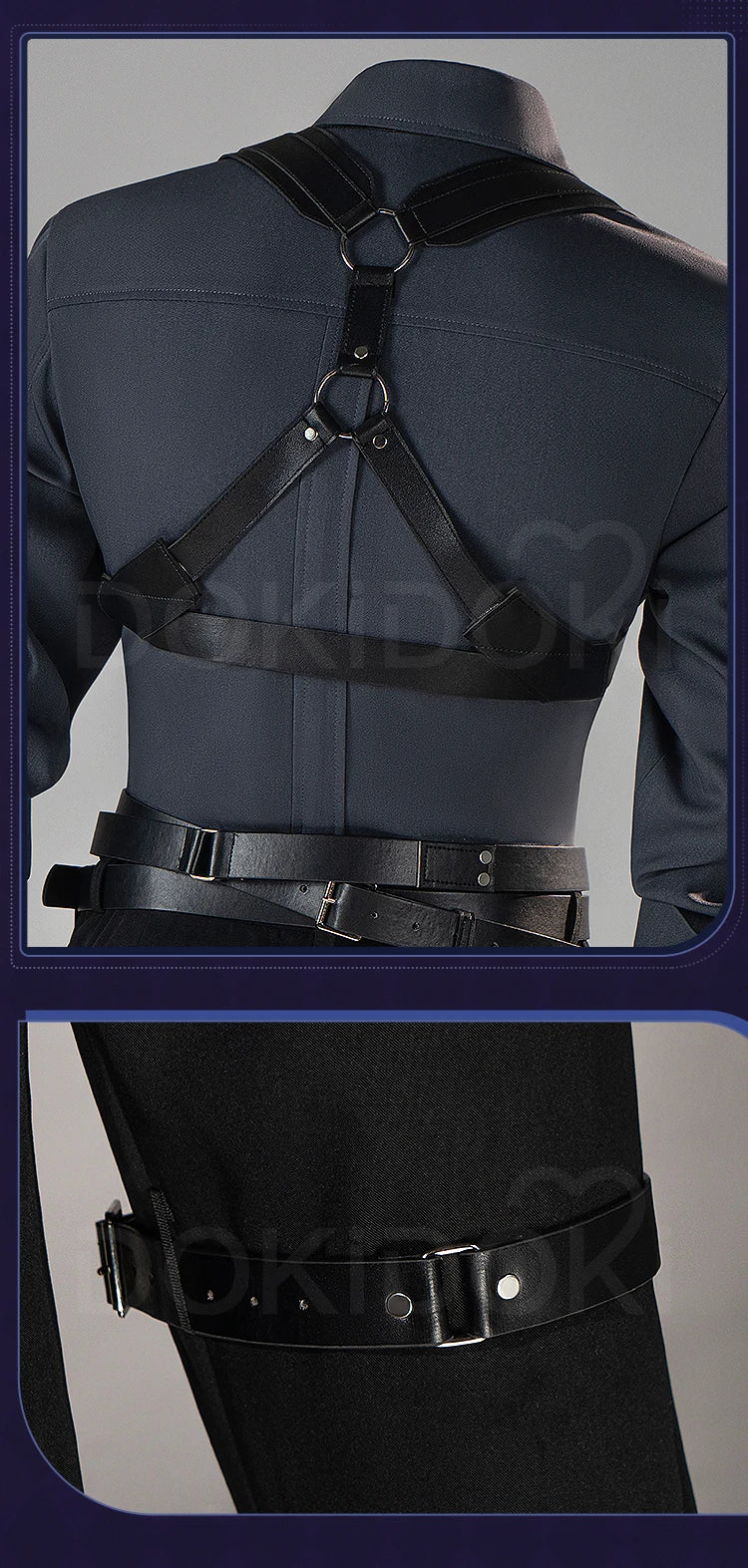 IN STOCK Sylus Rafayel Xavier Zayne Cosplay Costume Game Love and Deepspace【XS-2XL】DokiDoki-R White Grey Halloween Plus Size