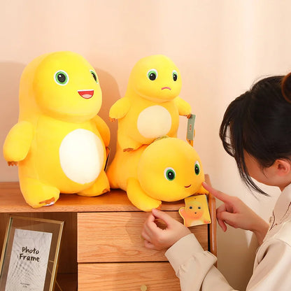 Soft Cute Nailong Milk Dragon Plush Toy Stuffed Cartoon Animals Smile Dinosaur Cuddly Plushie for Kids Boy Birthday Gift Xmas