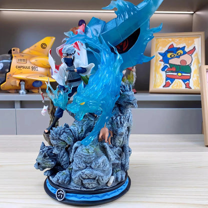 Naruto Anime Figure GK Hatake Kakashi 37cm Action Figure PVC Cartoon Characters Desktop Ornaments Friends Birthday Gifts Toys