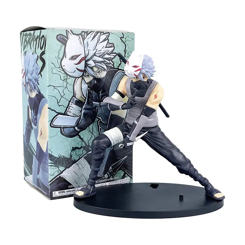 17cm Bandai Naruto Anime Figure Hatake Kakashi Action Figure Vibration Stars PVC Collection Model Ornaments Toys Birthday Gifts