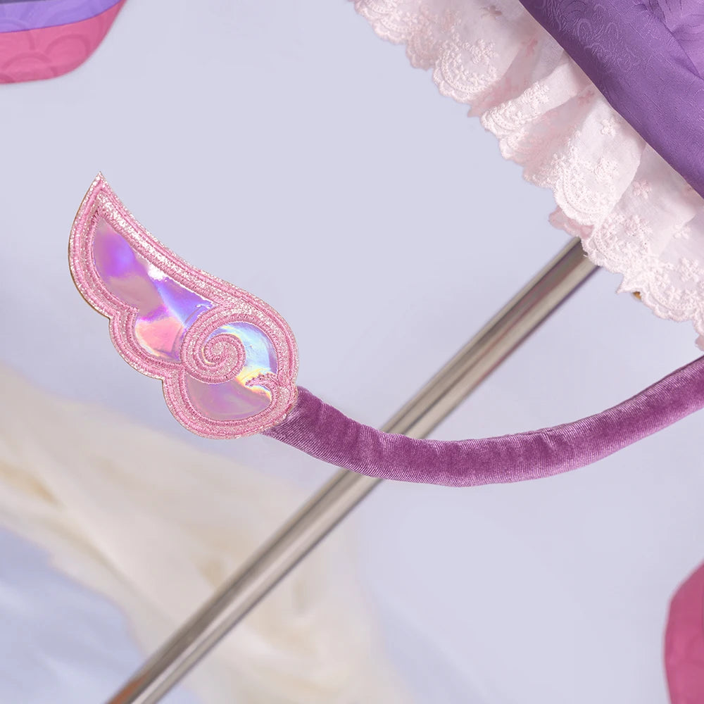 iCoser Genshin Impact Yumemizuki Mizuki Cosplay Costume Wig Dress Headwear Tail Natlan Halloween Party for Women Girls Cos Props