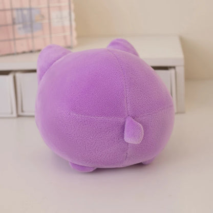 20cm Colorful Plush Cats Cartoon Peach Cat Plushies Soft Toy Lovely Meow Cat Stuffed Doll Kawaii Decor Girl Boy Birthday Gift