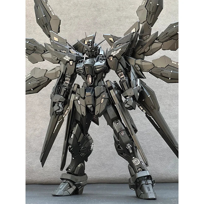 In Stock PIANXIN Strike Freedom MG 1/100 MGEX Assembly Model Kit Midnight Coating Action Figure Plastic Model Toys Kids Gift