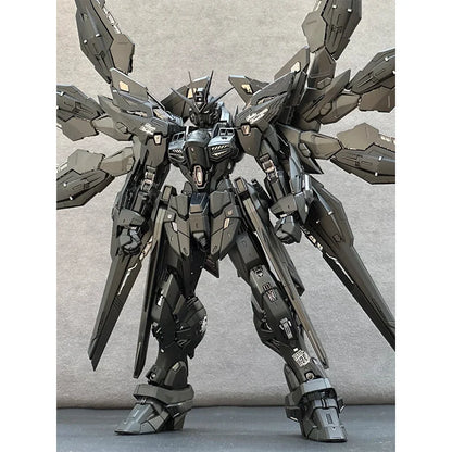 In Stock PIANXIN Strike Freedom MG 1/100 MGEX Assembly Model Kit Midnight Coating Action Figure Plastic Model Toys Kids Gift