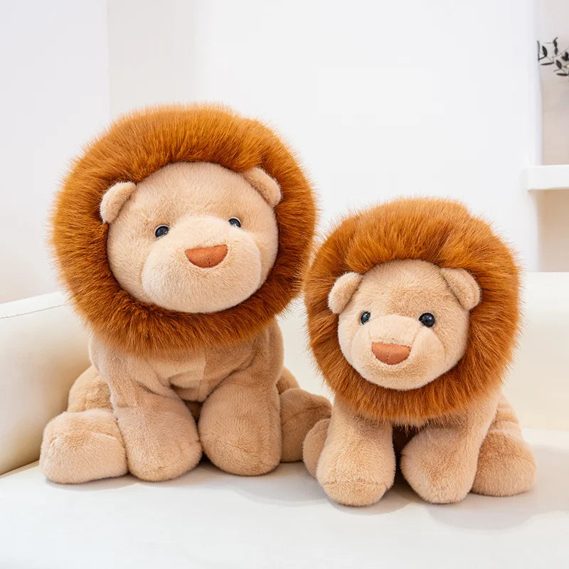 Super Soft Lion Plush Toy Sitting Or Lying Down Stuffed Animal Cuddly Animal Lion Plushies Huggble Pillow Cushion Boy Girl Gift