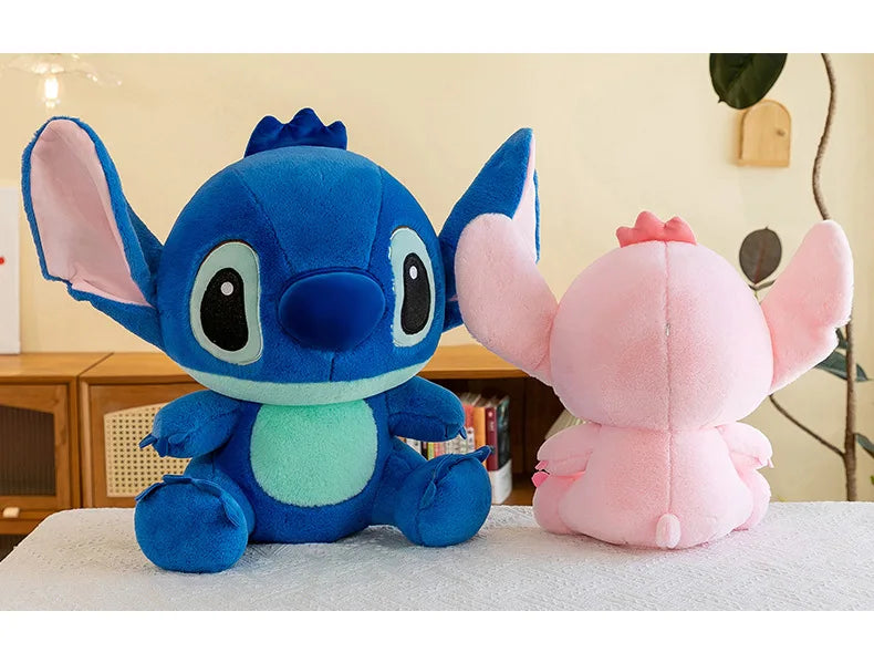 45/60/80CM Super Big Size Disney Stitch Anime Plush Stuffed Doll Kawaii Room Decoration Plushies Children's Pillow Holiday Gifts