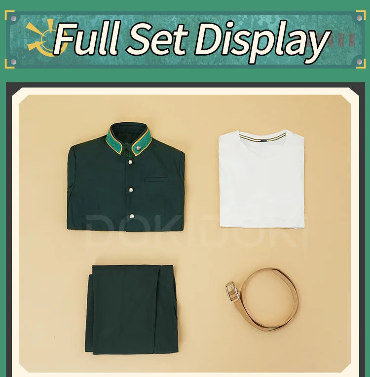 IN STOCK Haruka Sakura / Hayato Suou Cosplay Costume Anime Wind Breaker Cosplay DokiDoki-SR Men School Uniform Costume Suou Wig