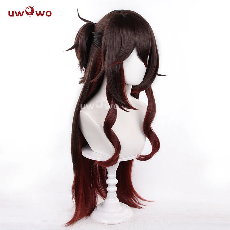 UWOWO Tingyun Wig Game Honkai Star Rail Nihility Fugue SP Tingyun Cosplay Wig Long Brown Hair