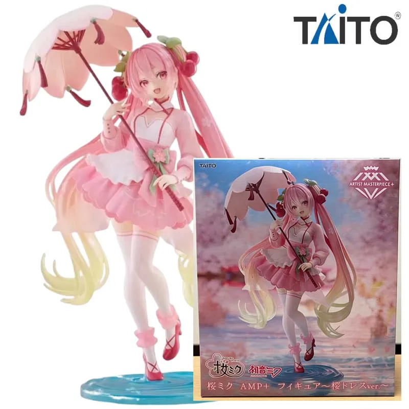 Bandai Hatsune Miku Sakura Dress Ver. 21CM PVC Model