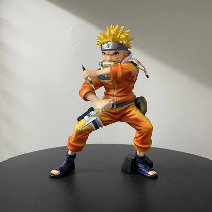 19cm Childhood Uzumaki Figure Naruto Anime Naruto Collectible Pvc Statue Model for Anime Ornaments and Peripheral Figures Toy