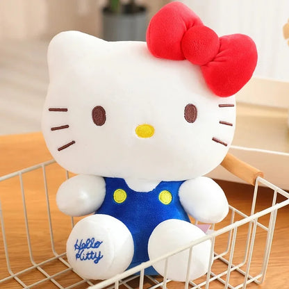 Hello Kitty Anime Hello Kitty Stuffed Toys Plushier Soft Pillow Birthday Gifts For Girls Kawaii Hello Kitty Plush Dolls