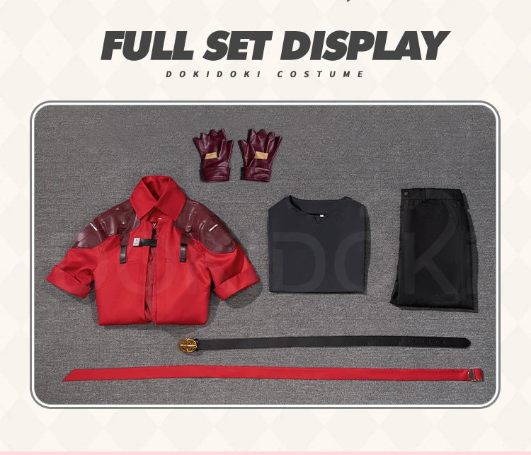 Dante Cosplay Costume Anime【XS-3XL】 DokiDoki-N Men Red Coat Costume Devil Dante Cosplay Plus Size