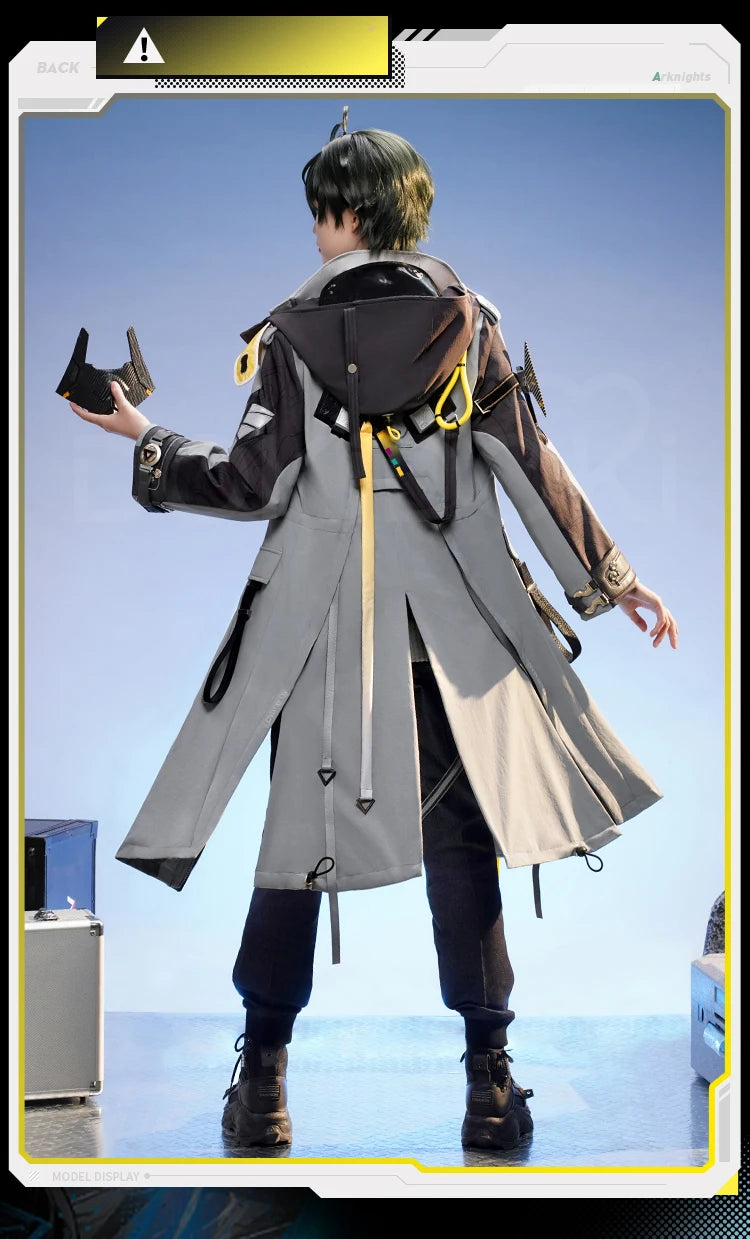 Endministrator A B Cosplay Costume Game Arknights DokiDoki-SR Men Endministrator Cosplay Mask Halloween