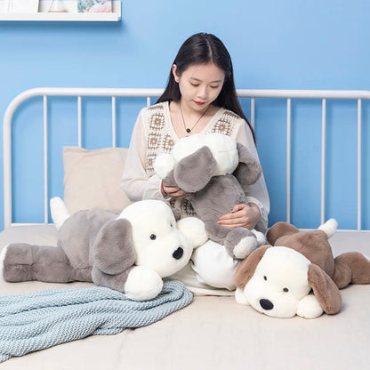 Soft Cute Dog Plushie Stuffed Cartoon Animals Big Ear Puppy Plush Toy Baby Appease Sleep Doll toys for Boy Girl Birthday Gift