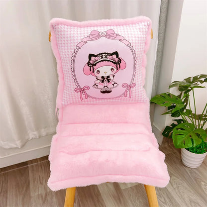 Sanrio Lovely One-piece Seat Cushion Kuromi My Melody Kawaii Japanese Style Sitting Cushion Chair Comfortable Home Decor Girl