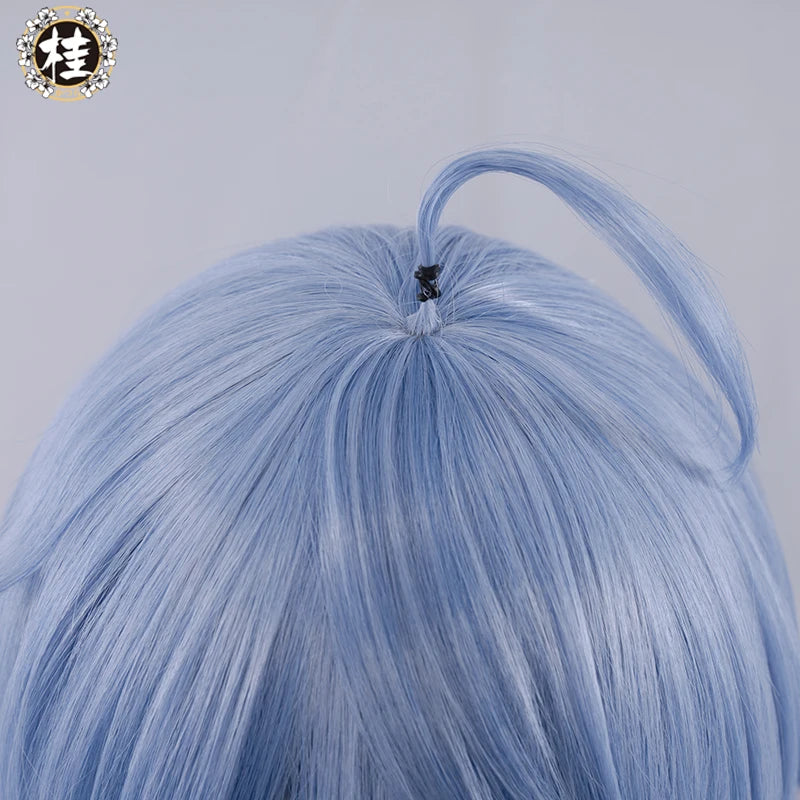 PRE-SALE UWOWO Game Genshin Impact Ganyu Cosplay Wig 80cm Long Blue Gradient Gan Yu Cosplay Hair Wigs Gan Yu Cosplay Hair