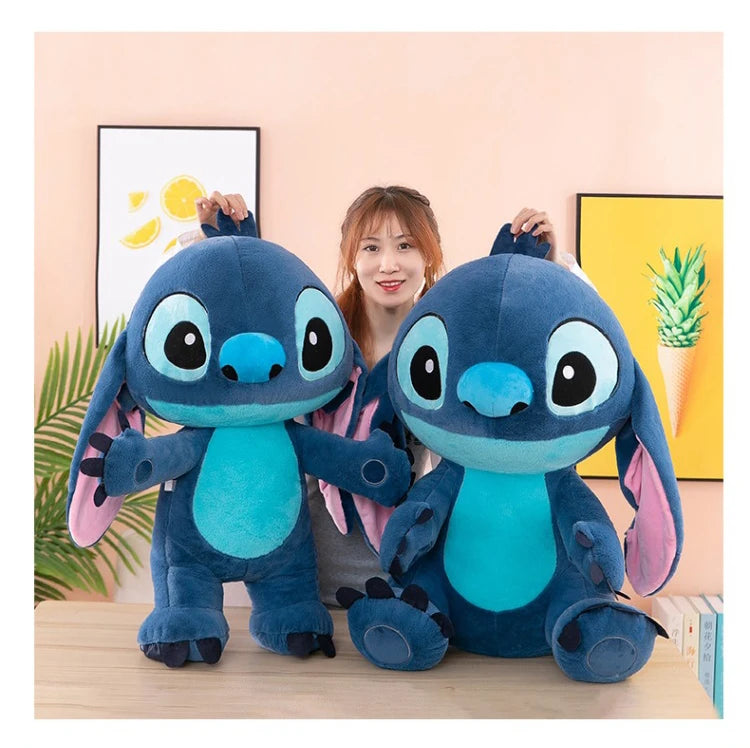 30/60cm Disney Lilo and Stitch Plush Toys Standing Posture Kawaii Pixar Anime Plushie Stich Dolls Soft Stuffed Gift for Children