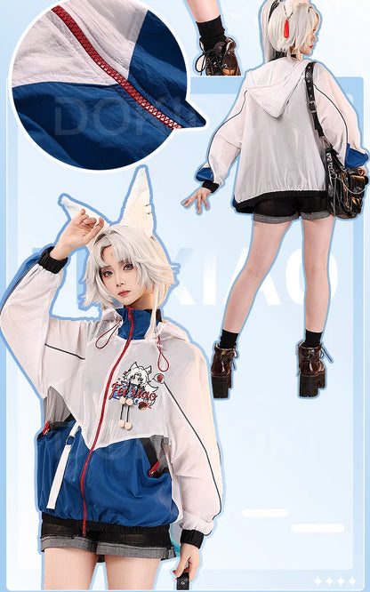 Aventurine Blade Robin Firefly Sparkle Feixiao Doujin Cosplay Costume Game Honkai: Star Rail DokiDoki-SR HSR Sunscreen Jacket