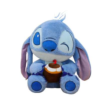 Disney 30-70cm Lilo&Stitch Cute Cartoon Dolls Toys Anime Soft Stuffed Dolls Pillow Appease Toys Birthday Decoration Toys Girls