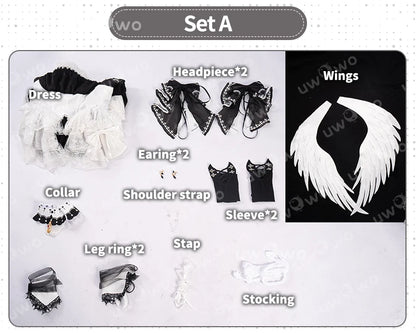 UWOWO Formidable Cosplay Game Azurr Lanee Formidable Default Cosplay Costume Halloween Costume