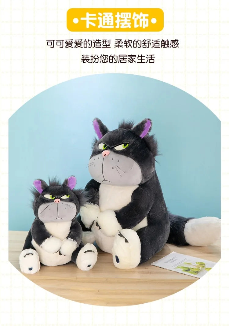 Disney Lucifer Plush Cartoon Cute Ugly Cat Doll Sitting In Tokyo Disney Plush Doll Cinderella Colleagues Spoof Doll Kids Gifts
