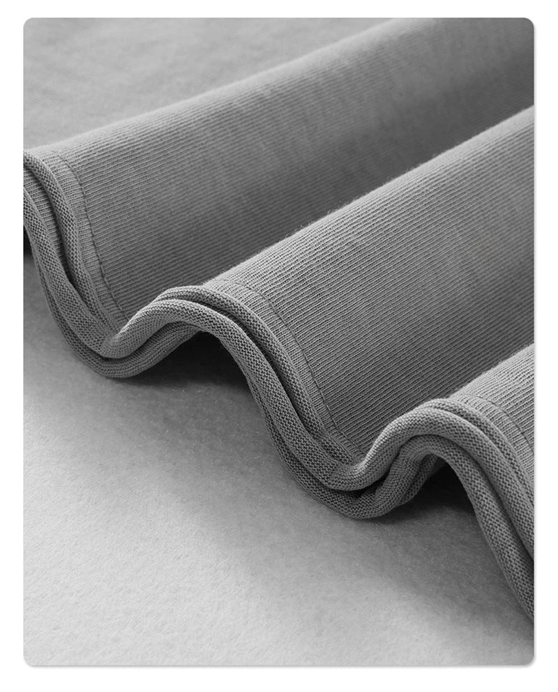 ZODF 2025 High Street Men Batik Washed Solid T Shirts Unisex Summer Loose Edge Noshrink 275gsm Cotton T-Shirt Streetwears HY0466